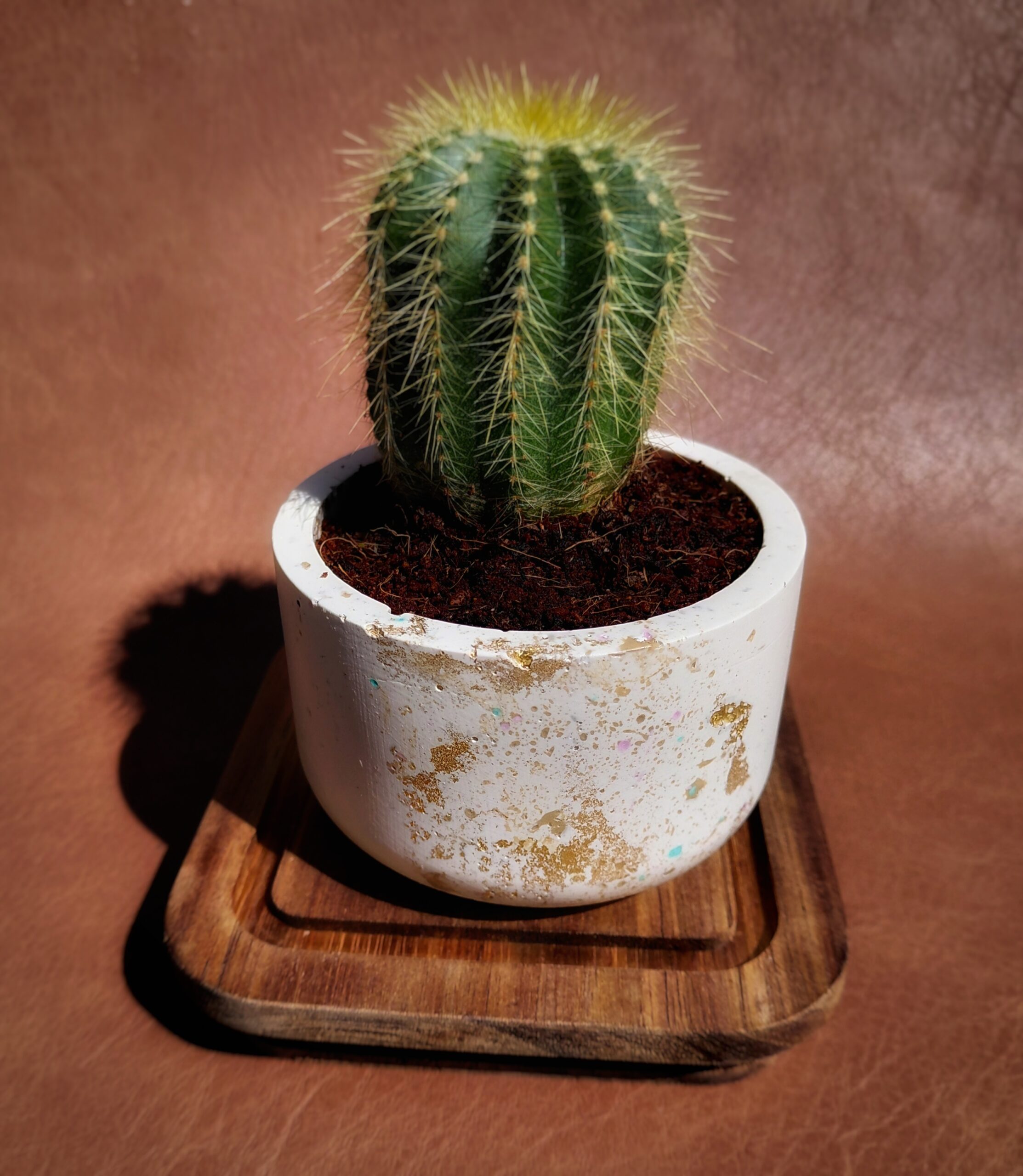 Pot (Small) Speckled Roze, Mint-groen & Goud No.2 - Afbeelding 2